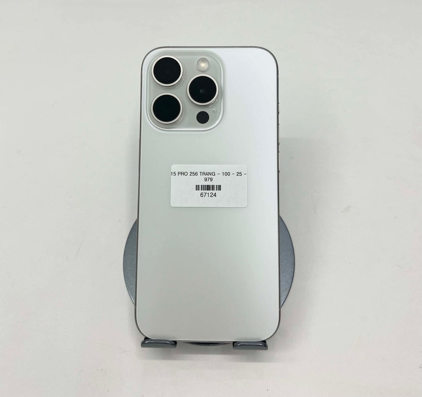 IPhone 15 Pro 256gb Màu trắng, Pin zin 100% sạc 25 lần- 67124