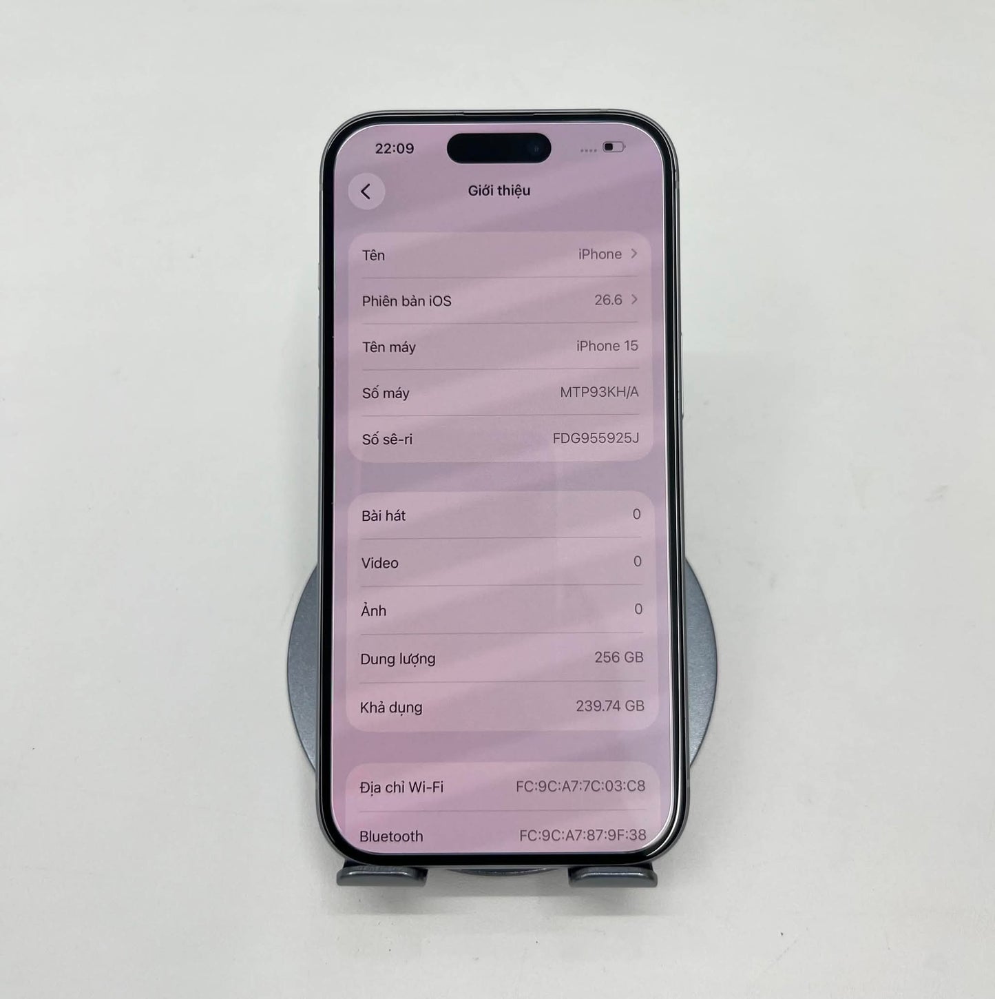 IPhone 15 bản 256gb Màu Blue - pin 89% - 67745 - a-*