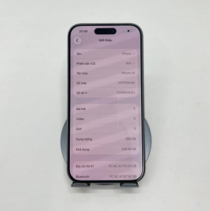 IPhone 15 bản 256gb Màu Blue - pin 89% - 67745 - a-*