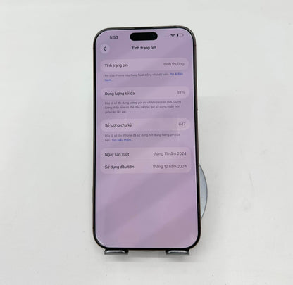 IPhone 16 ProMax 256GB Màu vàng - Pin 89% - 96847 -a -