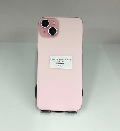 IPhone 15 Plus 128GB Màu hồng - Pin thay CH99 - 05197 - A-*