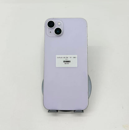 IPhone 14 PLus 128GB Màu tím - Pin thay mới 100% - 89797 A-*