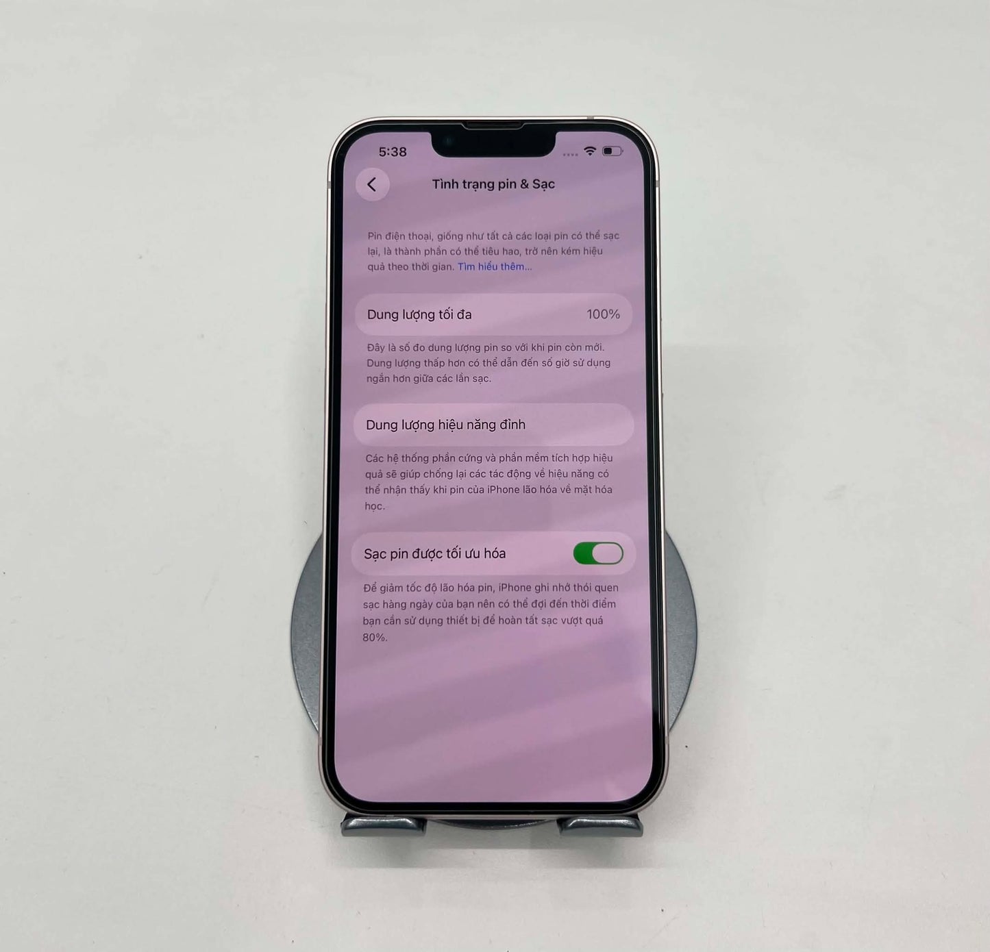 IPhone 13 bản 128Gb Màu Hồng - TP - 29153 - a-* Teku