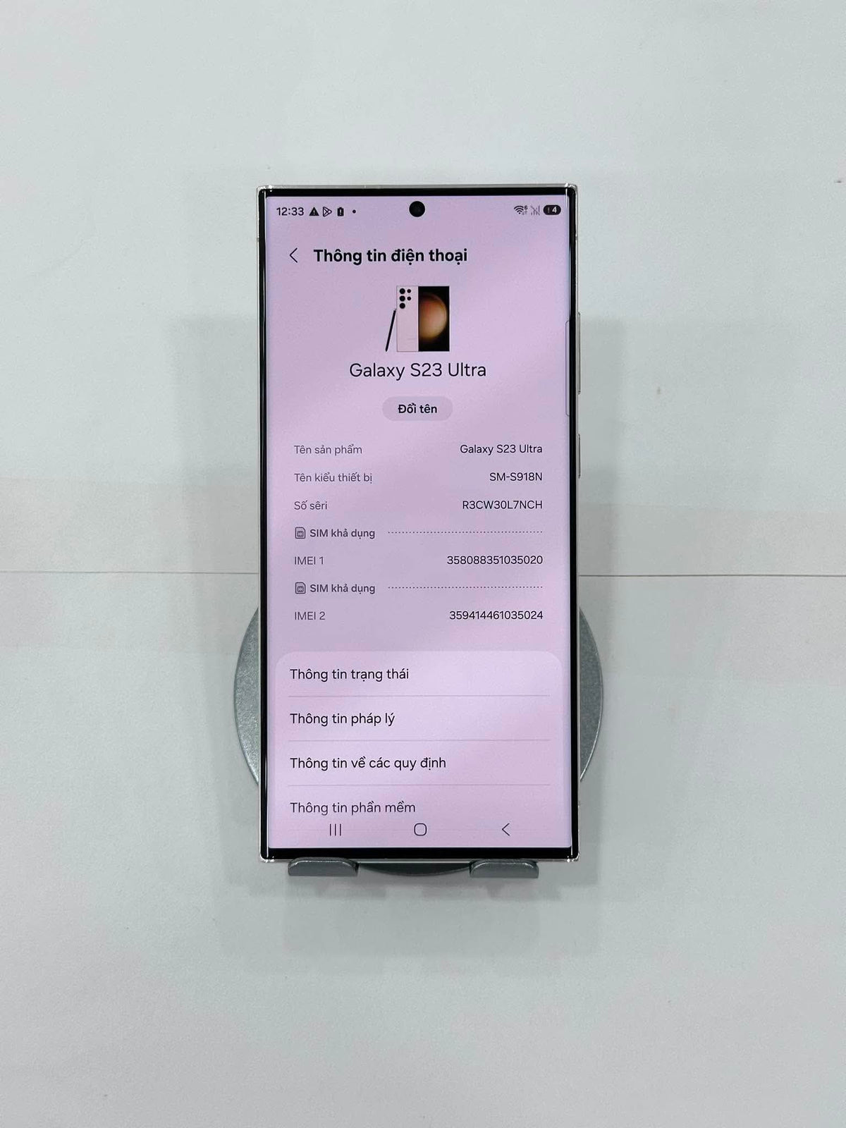 SamSung S23 Ultra 256gb Màu Trắng - 35020 - A- TEKU