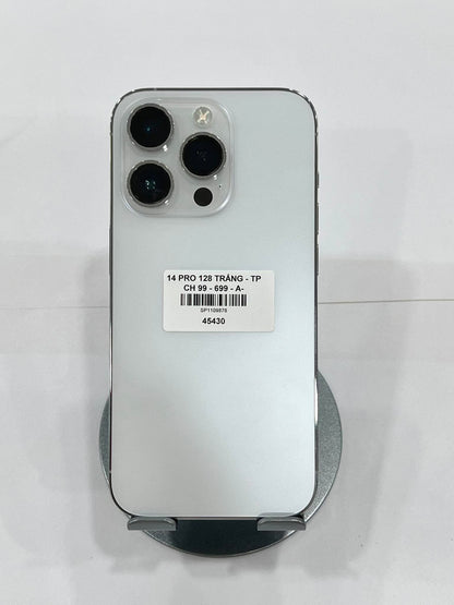 Iphone 14 Pro 128gb màu Trắng - Pin thay CH 99 -45430 - A- Teku