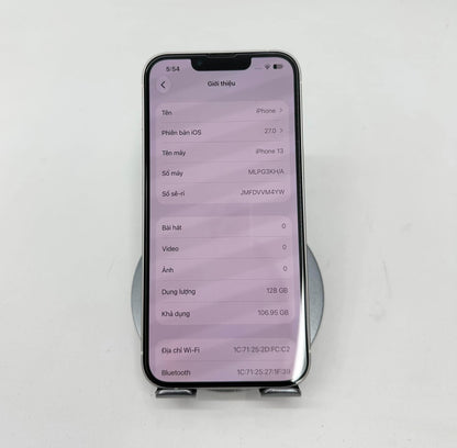 IPhone 13 128gb Màu trắng - Pin 86% - 2994 -a -