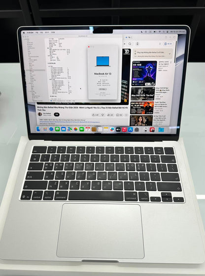 MacBook Air M4 24/512 bac  - Pin 100% sạc 60 lần  - 6D9DC - A-*