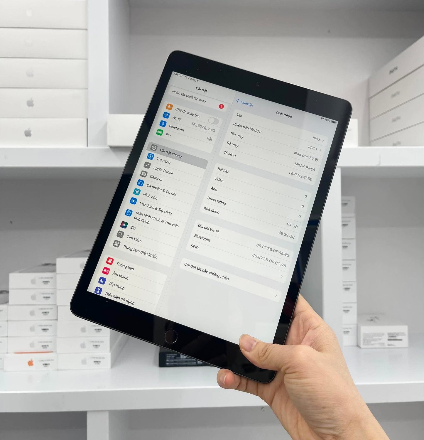 IPAD GEN 9 64GB XAM - Pin 97% - 2WF50