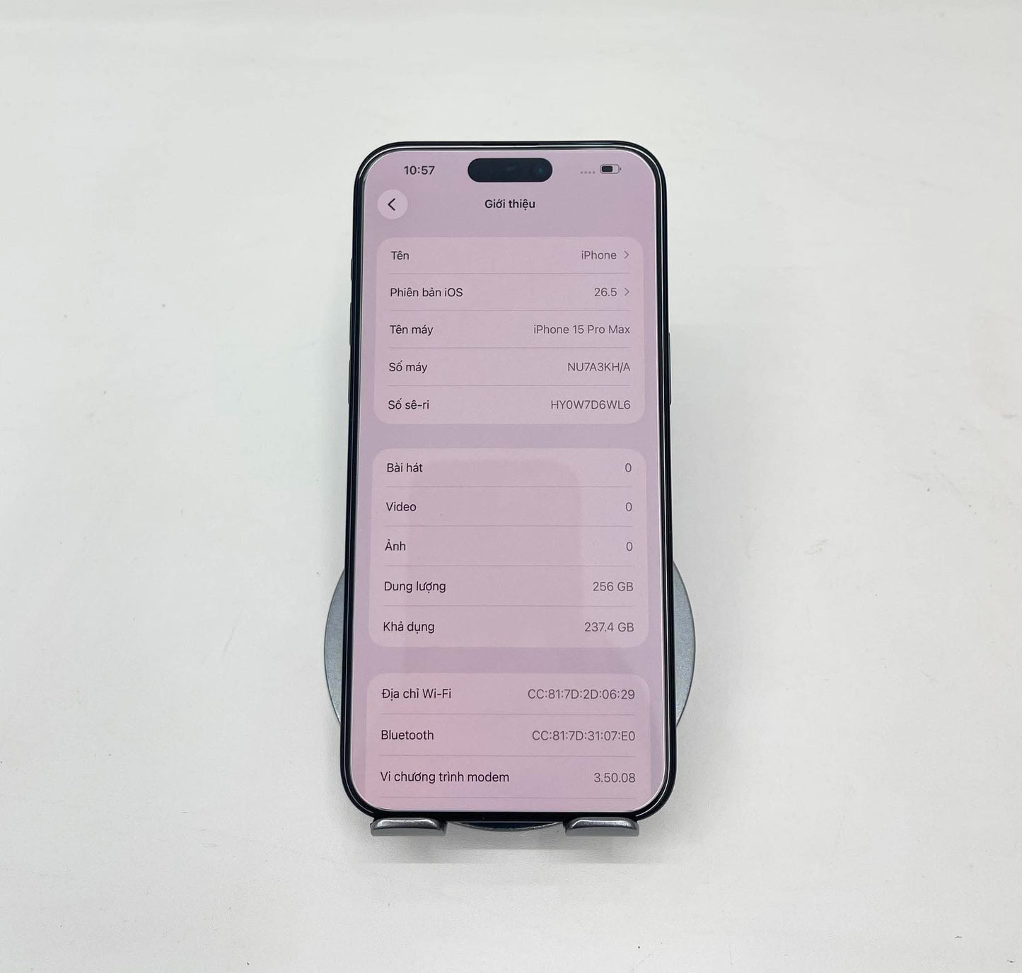 IPhone 15 Promax 256gb Màu Blue refo - Pin 100% sạc 21 lần - 17530