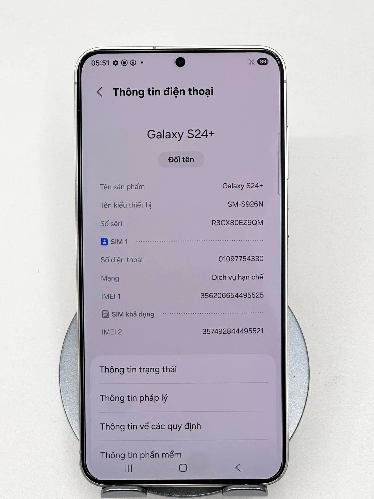 SamSung S24 Plus 256gb Màu Vàng - 95525 Teku