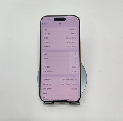 IPhone 16 Pro 128gb Màu Vàng - Pin 100% sạc 9 lần - 67608