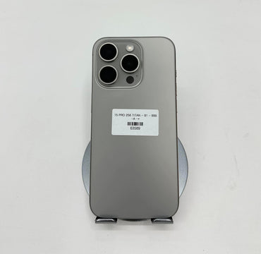 IPhone 15 Pro 256GB Màu Titan -  Pin 91% - 63589 - a-*