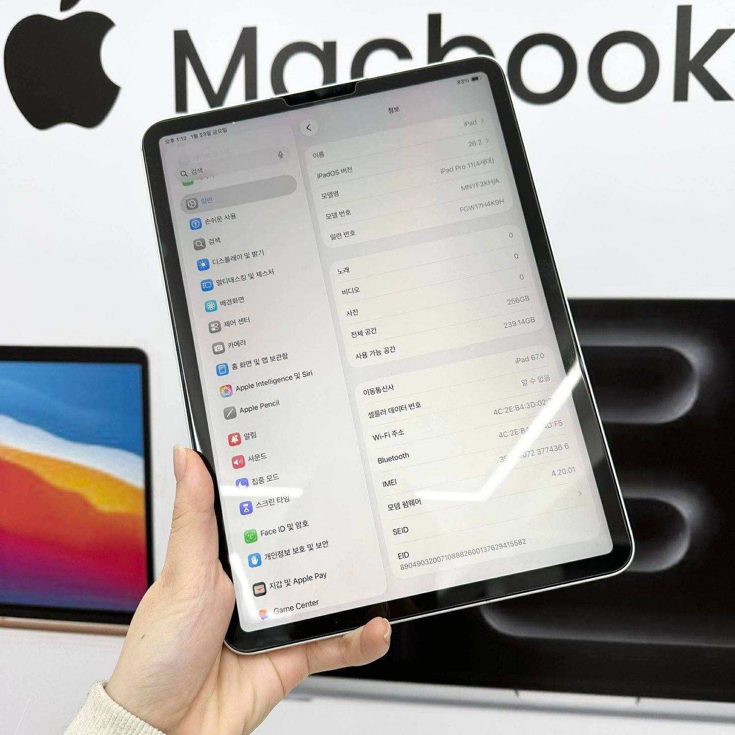 IPad Pro M2 bản 256GB Màu bạc Bản Sim - Pin 89% - H4K9H A-