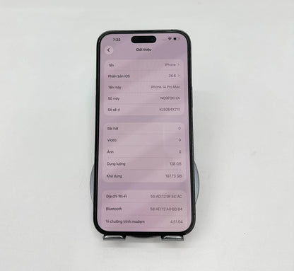 IPhone 14 ProMax 128GB Màu đen -  Pin 99% - 83857