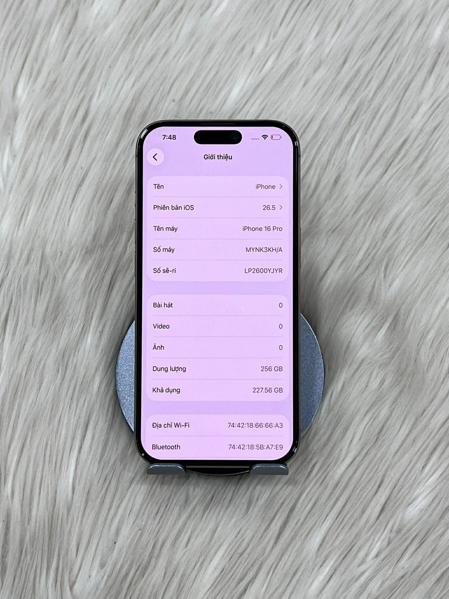 IPhone 16 Pro 256 Màu Vàng - Pin 89% - 03780 A-* TEKU