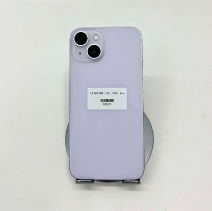 IPhone 14 bản 128GB Màu tím - Pin 87% - 63973 - a-*