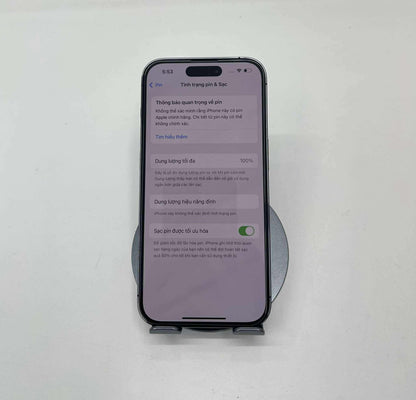 IPhone 14 Pro 512GB Màu tím  - Pin thay mới 100% - 02538 A-