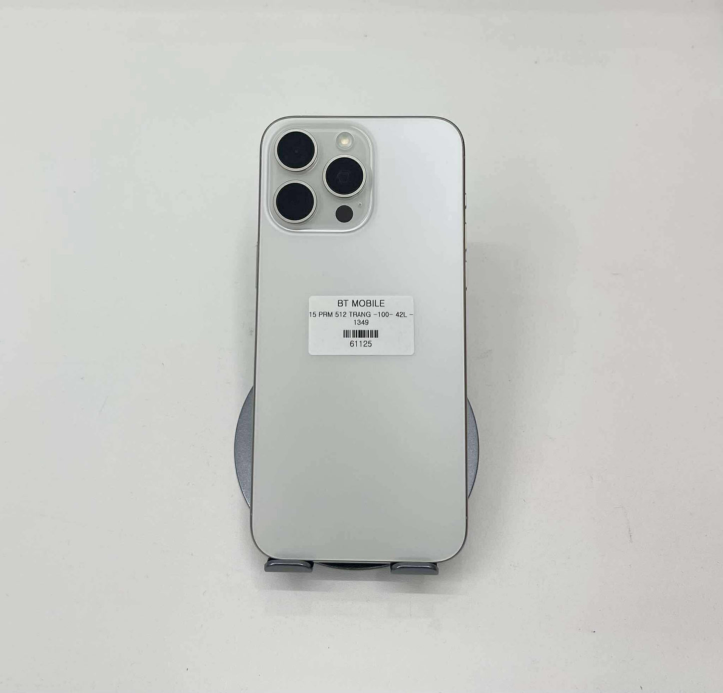 IPhone 15 Promax 512gb Màu Trắng - Pin 100% sạc 42 lần - 61125 teku