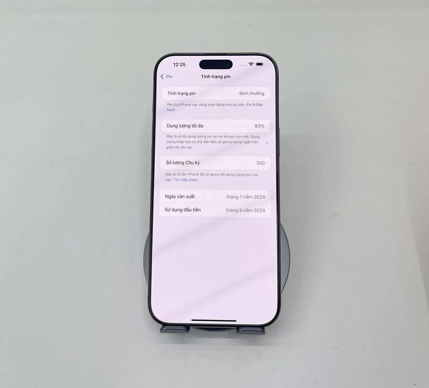 IPhone 16 ProMax 256GB Màu vàng - Pin 93% - 17938 *