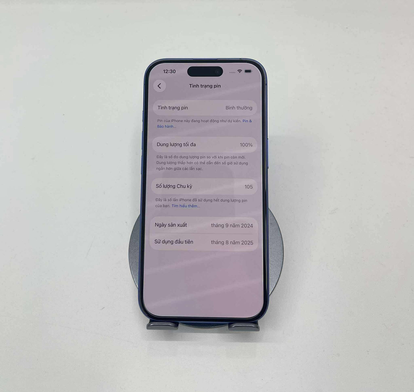 Iphone 16 128 Màu Xanh - Pin 100% - 62683