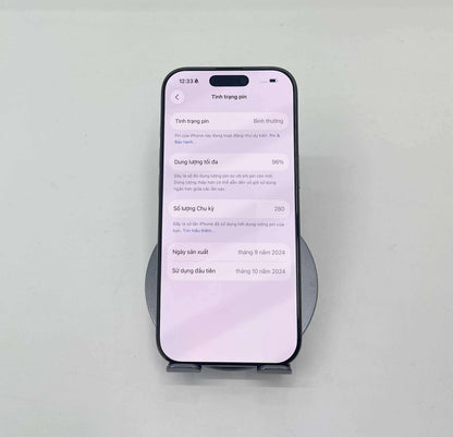 IPhone 16 Pro 256 Màu Titan - Pin 96% - 46565* Teku