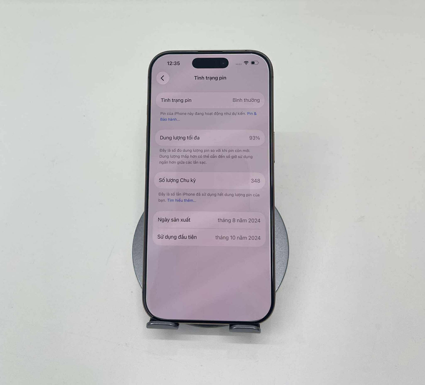 IPhone 16 Pro 256 Màu Vàng - Pin 93% - 41896