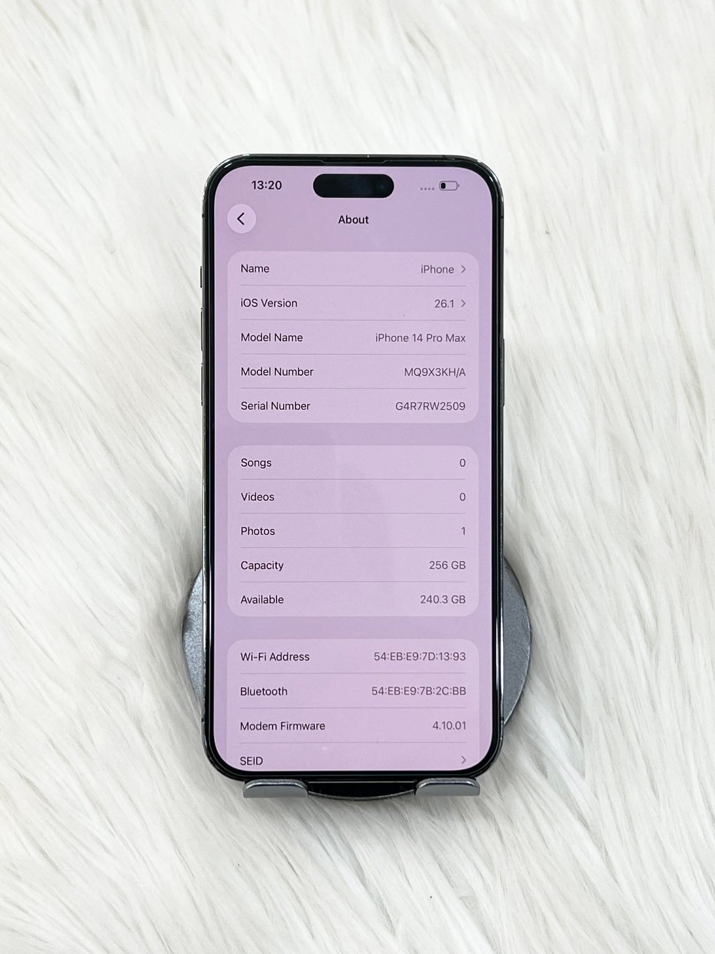 IPhone 14 Promax 256gb màu Tím - Pin thay mới 100% - 66610 TEKU