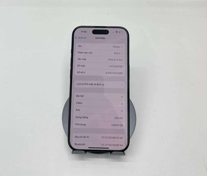 IPhone 15 Pro 256gb Màu Blue - Pin 88% - 39861 - A-*