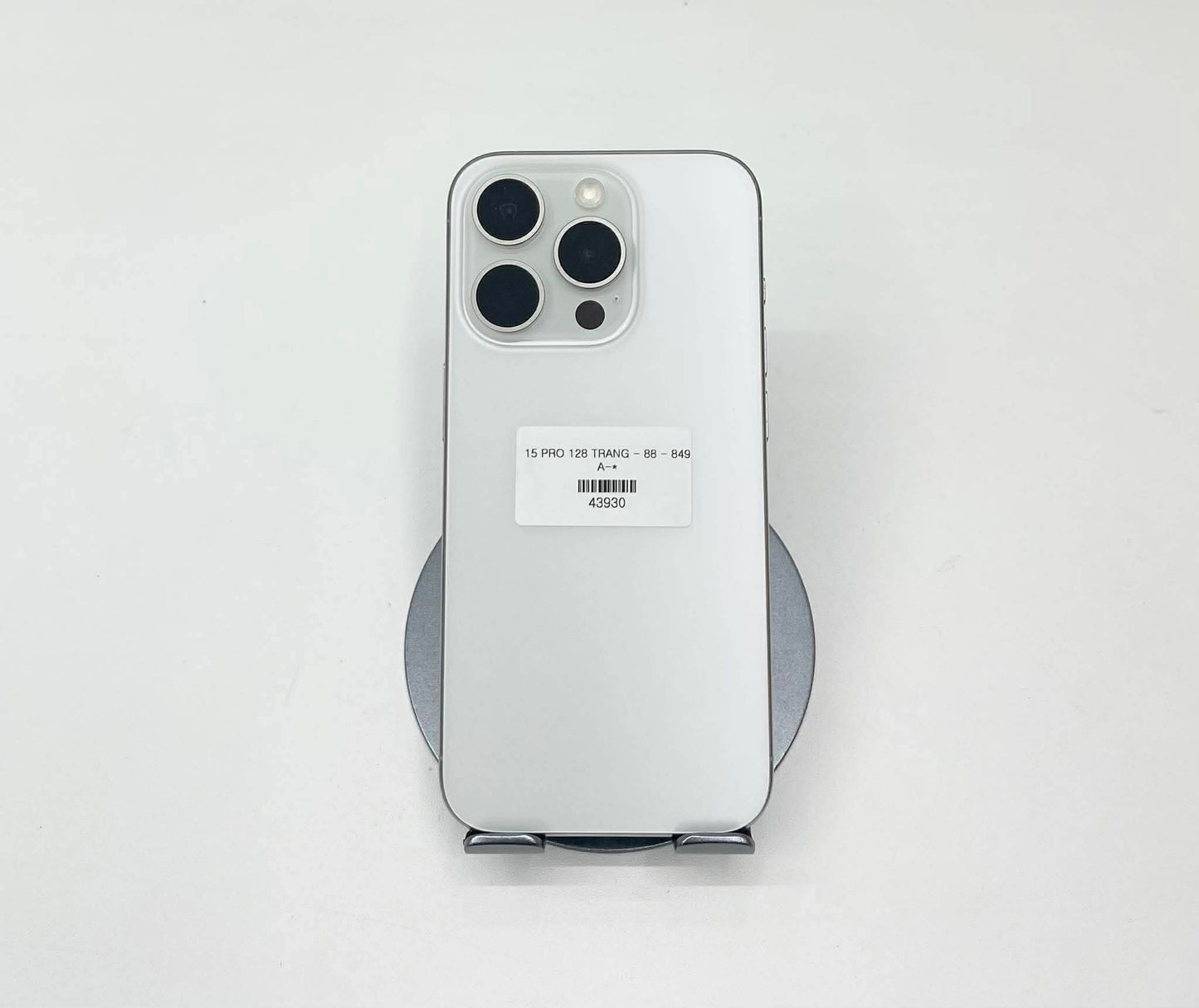 IPhone 15 Pro 128gb Màu trắng - Pin 88% - 43930 A-* teku