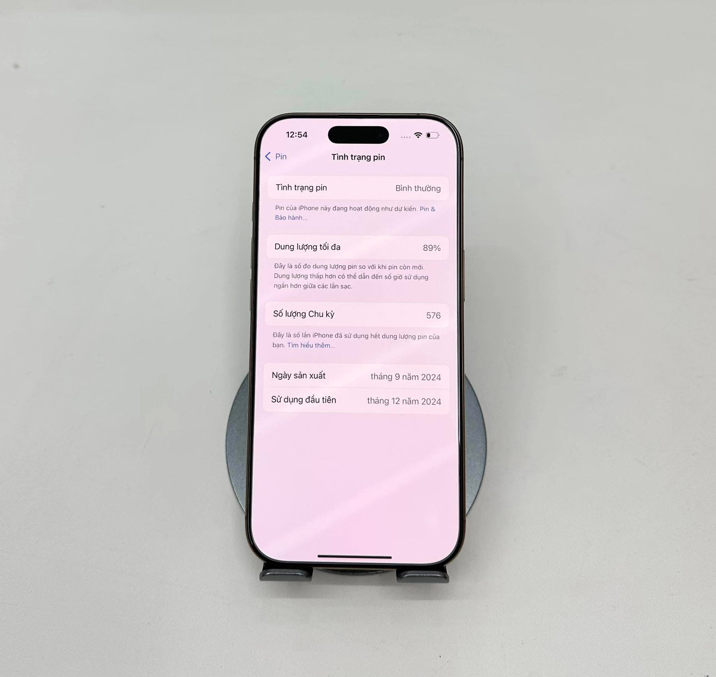 IPhone 16 Pro 256 Màu Vàng - Pin 89% - 57754 A-* teku