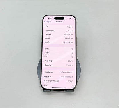 IPhone 16 Pro 256 Màu Vàng - Pin 89% - 57754 A-* teku