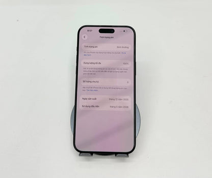 IPhone 15 Promax 256gb Màu đen - Pin100% sạc 0 lần báo LKCH - 73202 Teku