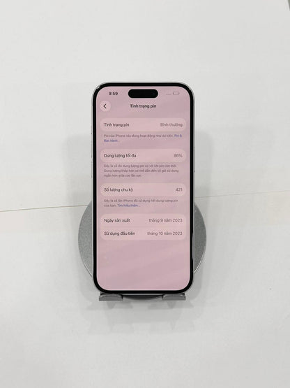 Iphone 15 128GB màu Blue demo - Pin 86% - 88949 A- Teku