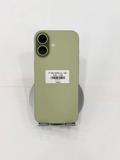 IPhone 17 bản 256GB Màu Xanh Lá - Pin 100% sạc 214 lần - 15442 TEKU