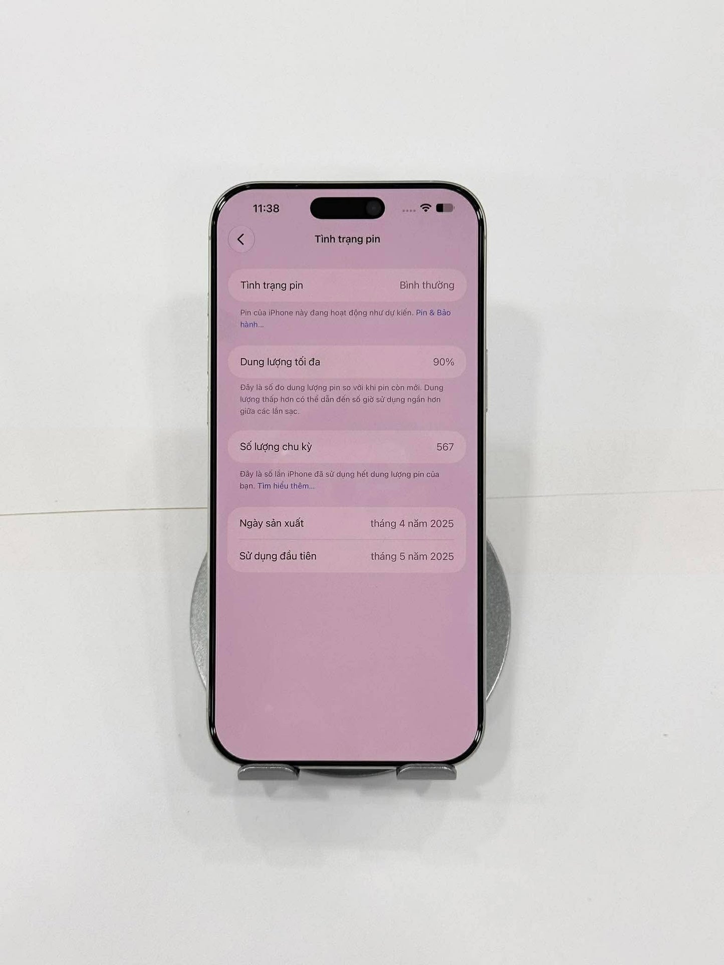 IPhone 16 ProMax 256gb Màu trắng - Pin 90% - 37143 TEKU