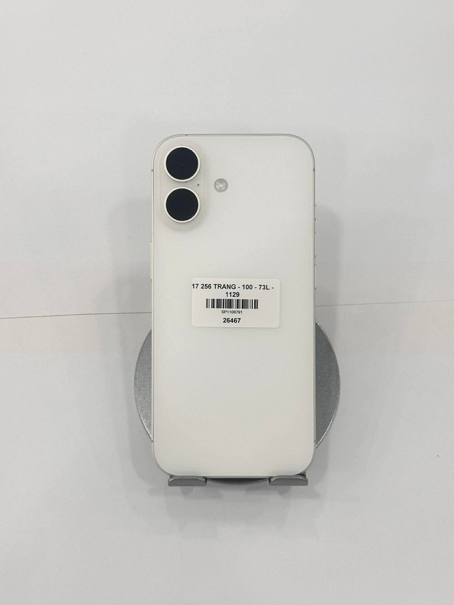 IPhone 17 bản 256B Màu trắng - Pin 100% sạc 73 lần - 26467 Teku