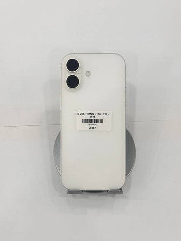 IPhone 17 bản 256B Màu trắng - Pin 100% sạc 73 lần - 26467 Teku