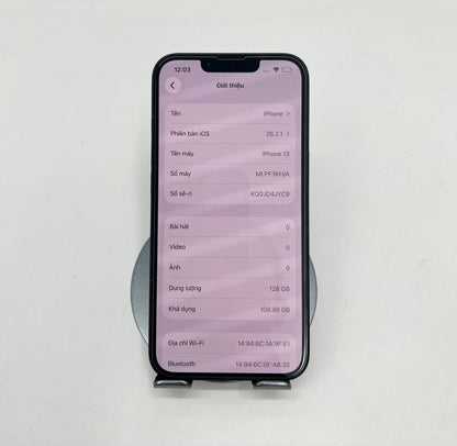 IPhone 13 128Gb Màu Đen - Pin 86% - 04665 A-