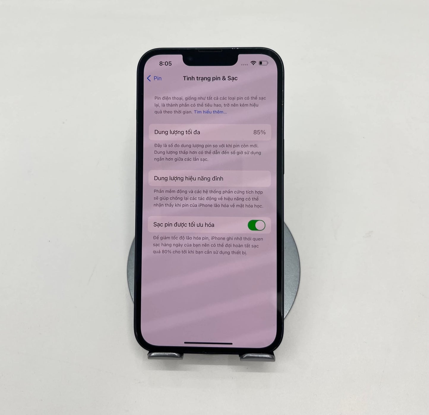 IPhone 13 bản 256gb Màu đen - Pin 85% báo LKCH - 12890 A-*