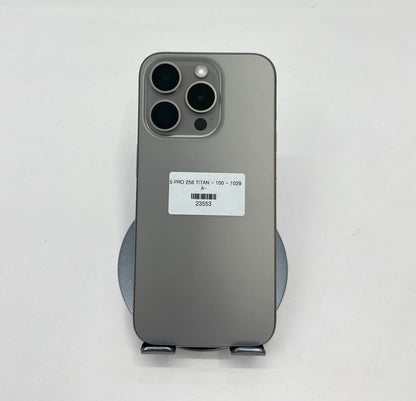 IPhone 15 Pro 256GB Màu Titan - Pin 100% - 23553 A-