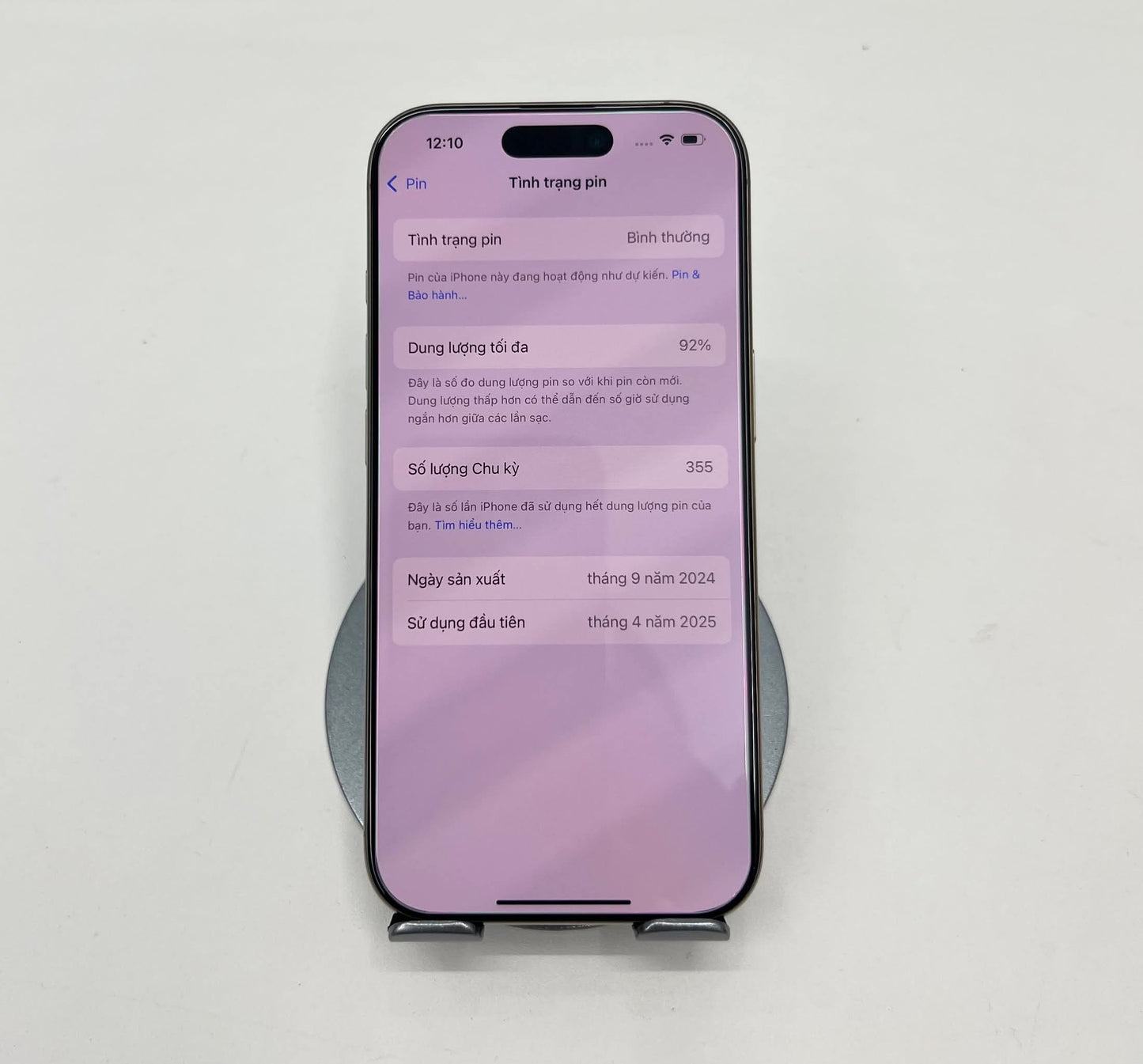 IPhone 16 Pro 128gb Màu Titan - Pin 92% - 07755 Teku