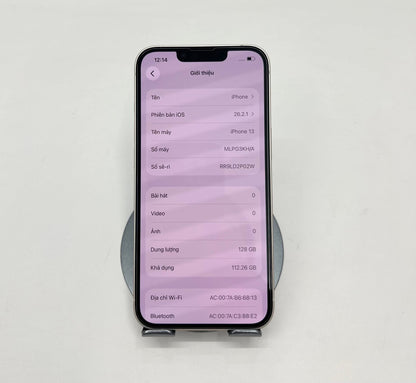 IPhone 13 128gb Màu trắng - Pin 97% - 41979 A-