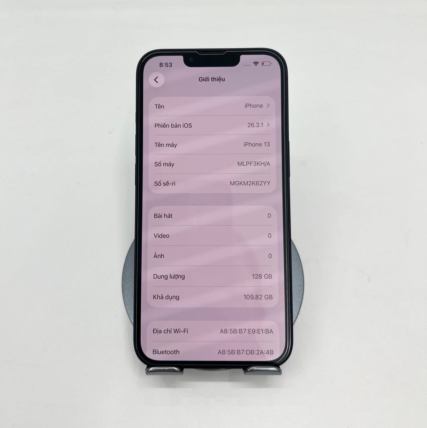 IPhone 13 bản 128gb Màu Đen - Pin 95% - 74475