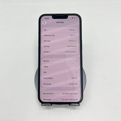 IPhone 13 bản 128gb Màu Đen - Pin 95% - 74475