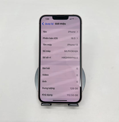 IPhone 13 bản 128Gb Màu Hồng - Pin 90% - 23706