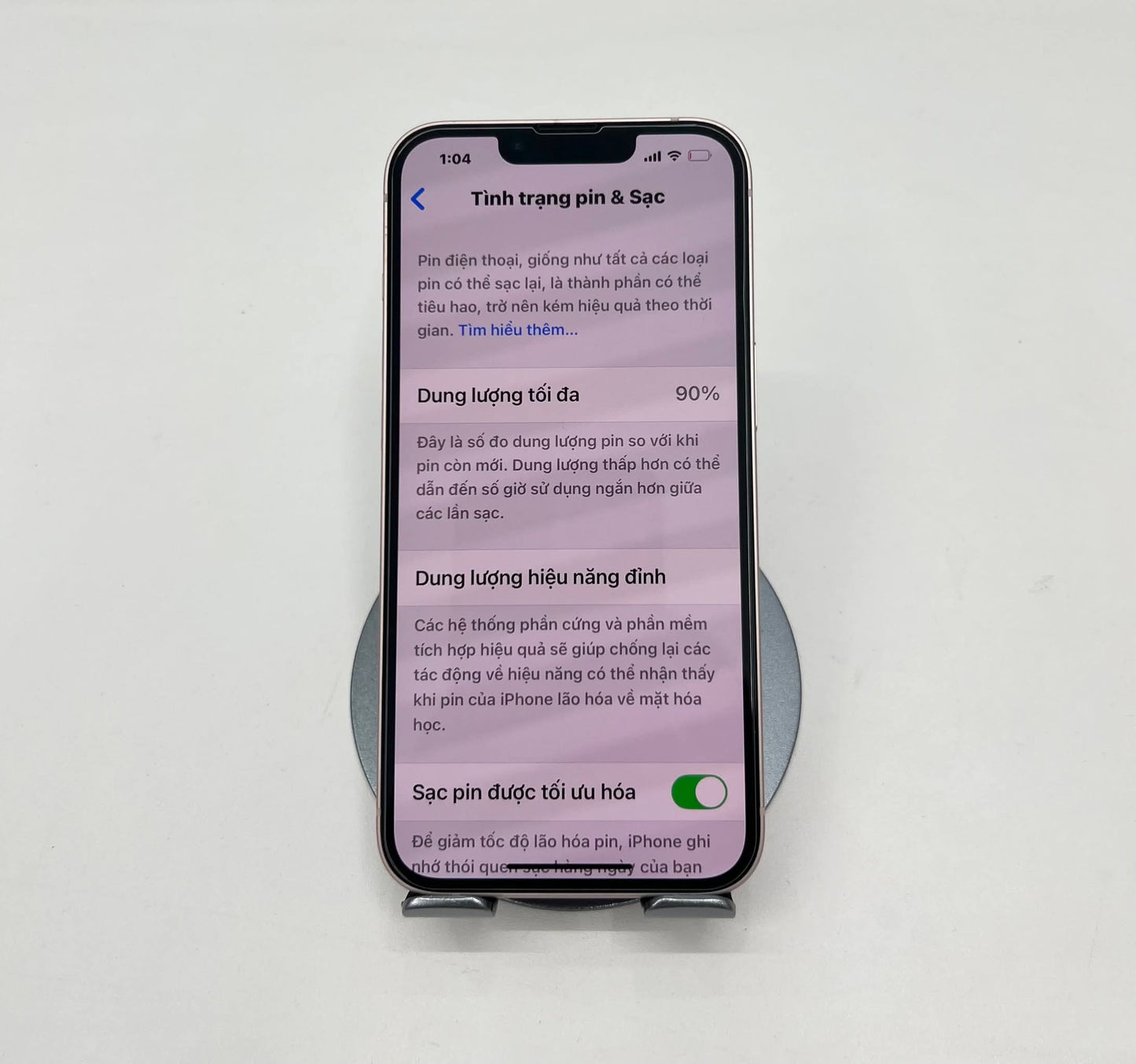 IPhone 13 bản 128Gb Màu Hồng - Pin 90% - 23706