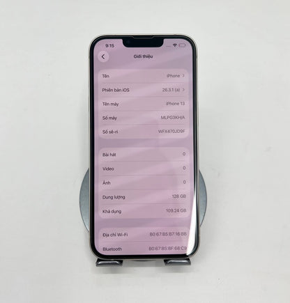 IPhone 13 128gb Màu trắng - Pin 90% - 39622