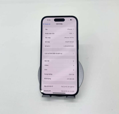 IPhone 14 Pro 256gb Màu Đen - Pin 96% - 50349 A-*