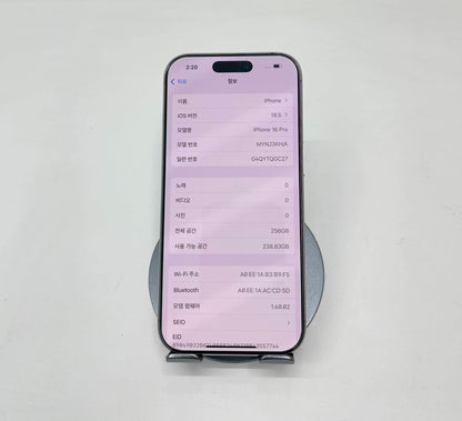 IPhone 16 Pro 256gb Màu trắng - Pin 100% sạc 6 lần - 45021