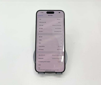 IPhone 15 Promax 512gb Màu Trắng - Pin 94% - 83400 *